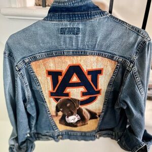 Baseball jean jacket